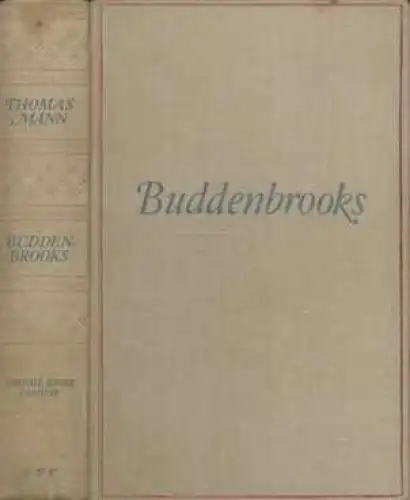 Buch: Buddenbrooks, Mann, Thomas. 1930, S. Fischer Verlag, Verfall einer Familie