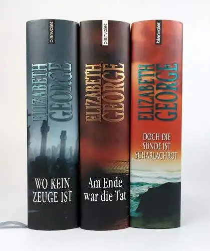 3 Bücher Elizabeth George, Blanvalet Verlag, Hardcover, gebraucht, sehr gut