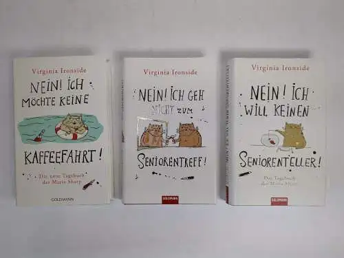 3 Bücher Virginia Ironside, Nein! Ich möchte keine Kaffeefahrt! Seniorentreff...