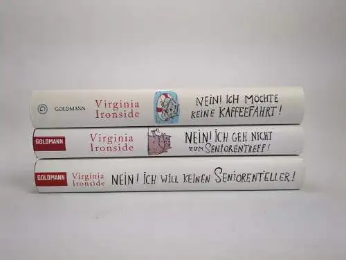 3 Bücher Virginia Ironside, Nein! Ich möchte keine Kaffeefahrt! Seniorentreff...