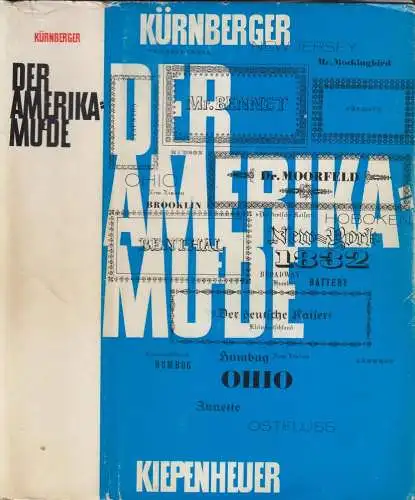 Buch: Der Amerikamüde, Kürnberger, Ferdinand. 1973, Gustav Kiepenheuer Verlag