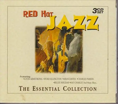 CD-Box: Red Hot Jazz. 1999, The Essential Collection, 3 CDs, gebraucht, gut