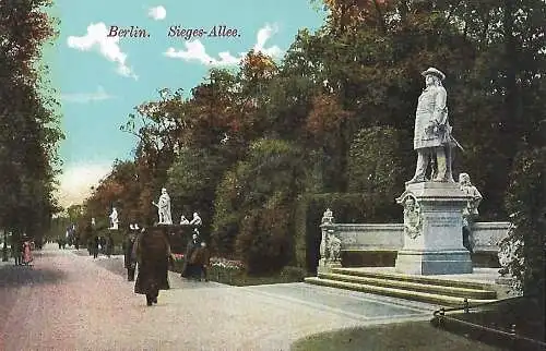 AK Berlin. Sieges-Allee. ca. 1905, Postkarte, gut