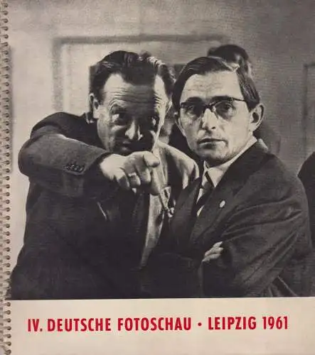 Buch: IV. Deutsche Fotoschau in Leipzig, 1961, Deutscher Kulturbund, gebraucht