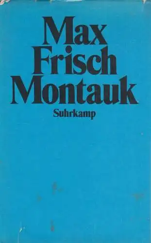Buch: Montauk,  Eine Erzählung. Frisch, Max, 1975, Suhrkamp Verlag