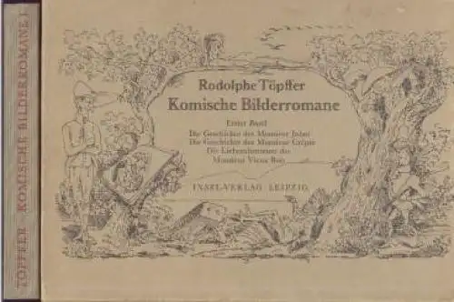 Buch: Komische Bilderromane. Erster Band, Töpffer, Rodolphe. 1967, Insel-Verlag