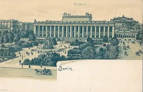 AK Berlin. Museum. ca. 1914, Postkarte, gut