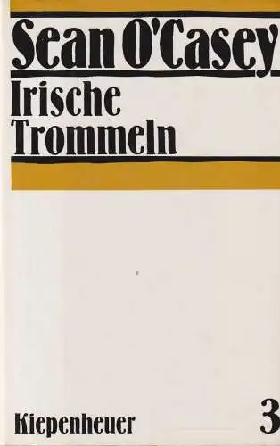 Buch: Irische Trommeln. O'Casey, Sean, 1986, Gustav Kiepenheuer Verlag