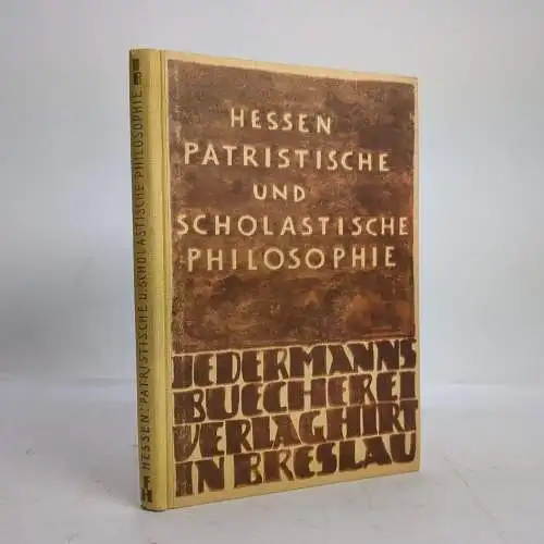 Buch: Patristische und scholastische Philosophie, Johannes Hessen, 1922, Hirt