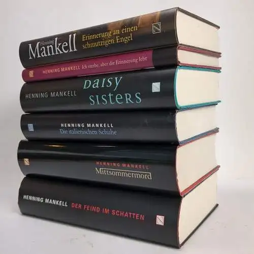 6 Bücher Henning Mankell: Daisy Sisters, Mittsommermord, Engel, Schuhe, Feind...
