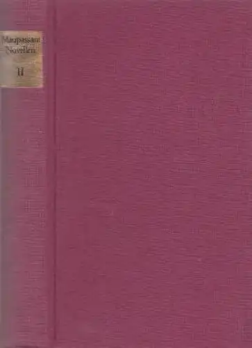 Buch: Novellen 1882, Maupassant, Guy de. Buchclub 65, 2001, Aufbau Verlag