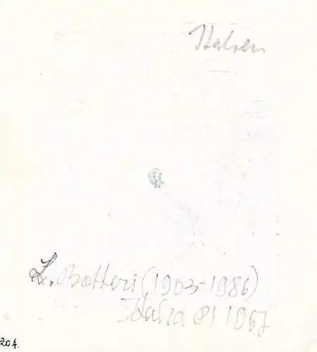 Original Holzschnitt Exlibris: Semion Ivenski, Pegasus, Felsen, Schiff, gut