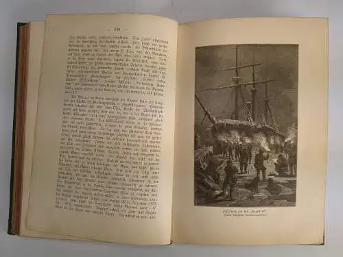 Buch: Der Kampf um den Nordpol, Richard Andree, 1889, Velhagen & Klasing