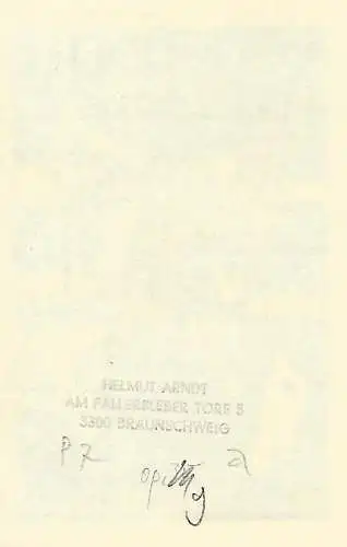 Original Druckgrafik Exlibris: Helmut Arndt. Rerum Nauticarum, signiert, gut