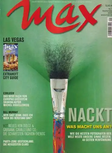 Zeitschrift: Max Nr. 9 September 2005 - Nackt, Christian Krug, gebraucht, gut