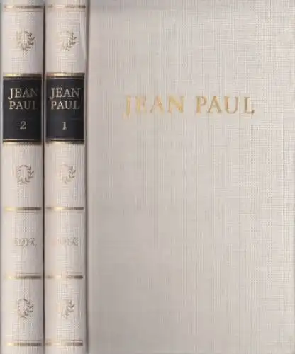 Buch: Werke in zwei Bänden, Jean Paul. 2 Bände, 1987, Aufbau-Verlag, BDK