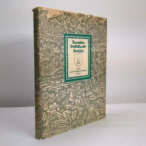 Buch: Deutsche Volkskunst Sachsen, Adolf Spamer, 1954, Hermann Böhlau