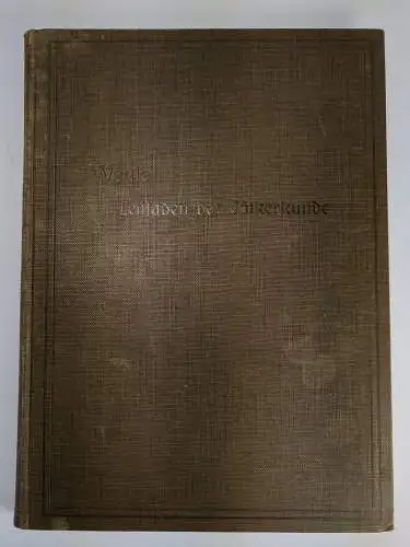 Buch: Leitfaden der Völkerkunde, Weule, Karl. 1912, Bibliographisches Institut