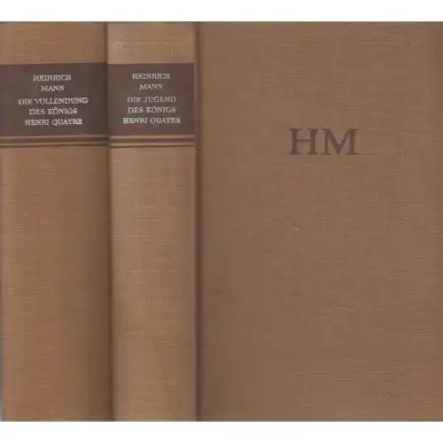 Buch: Henri Quatre, 2 Bände. Mann, Heinrich, 1962, Aufbau Verlag, gebrauc 312407