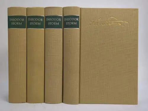 Buch: Sämtliche Werke in vier Bänden, Storm, Theodor. 4 Bände, 1986, Aufbau