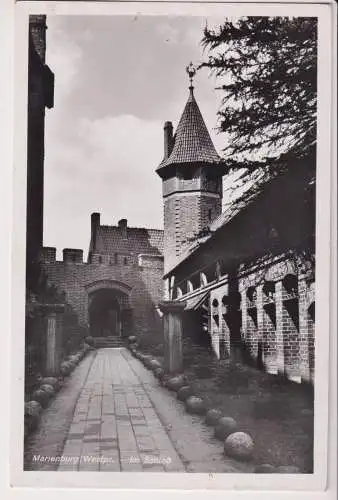 AK Marienburg Westpr. - Im Schloß, ca. 1939, Schöning & Co., gelaufen, gebraucht