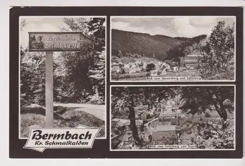 AK Bermbach. Kr. Schmalkalden, 1966, Bild und Heimat, ungelaufen, gebraucht, gut