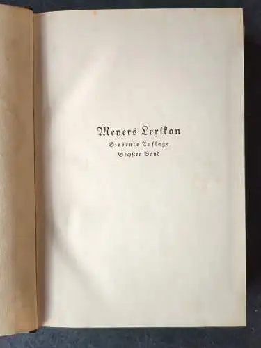 Buch: Meyers Lexikon, 12 Bände, 1924 ff., Bibliographisches Institut, Lexika