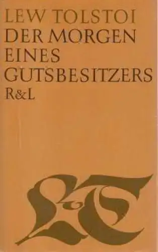 Buch: Der Morgen eines Gutsbesitzers, Tolstoi, Lew. Gesammelt Werke in 20 Bänden