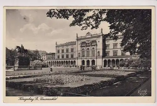 AK Königsberg Pr., Universität, ca. 1939, Fritz Krauskopf, gebraucht, gut