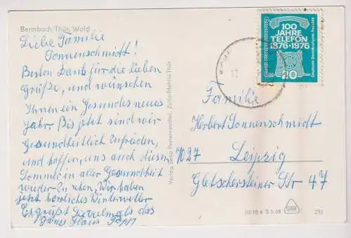 AK Bermbach / Thür. Wald, ca. 1968, Verlag Sepp Portenreuther, gebraucht, gut