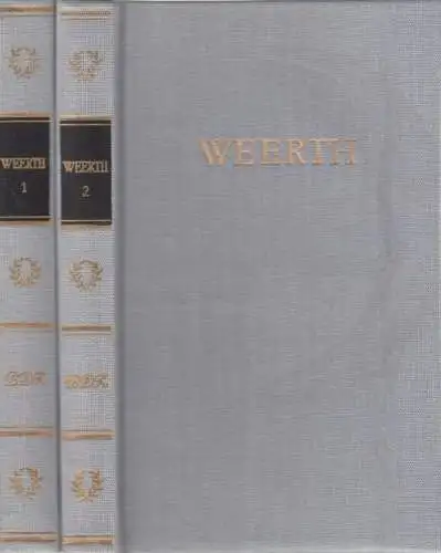 Buch: Weerths Werke in zwei Bänden, Weerth, Georg. 2 Bände, 1980, Aufbau Verlag