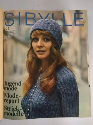 24 Hefte in 1 Band: Sibylle 1972-1975, je Heft 1-6, Verlag für die Frau