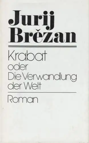 Buch: Krabat, Brezan, Jurij. Ausgewählte Werke in Einzelausgaben, 1989