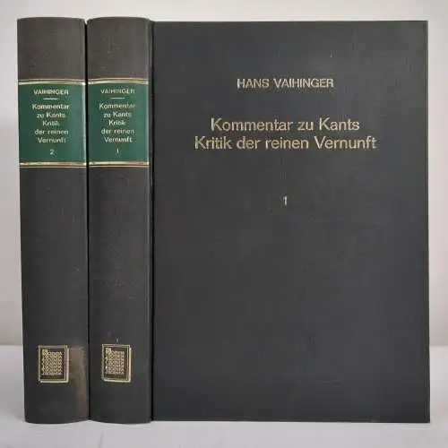 Buch: Kommentar zu Kants Kritik der reinen Vernunft 1+2, Vaihinger, Scientia