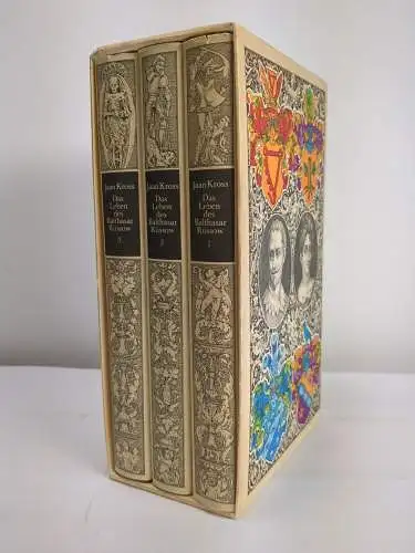 Buch: Das Leben des Balthasar Rüssow, J. Kross, 3 Bände, 1986, Rütten & Loening