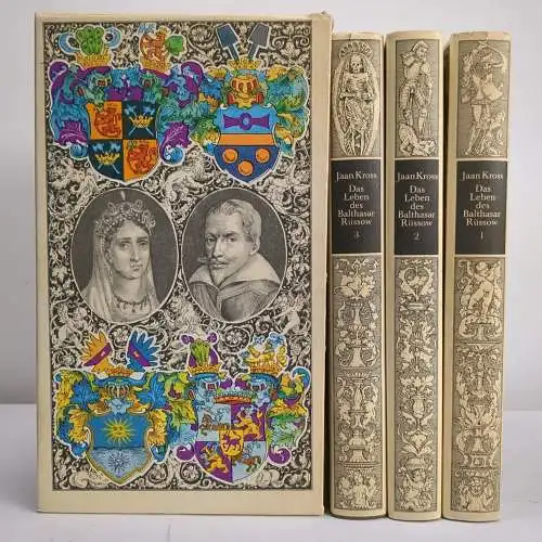 Buch: Das Leben des Balthasar Rüssow, J. Kross, 3 Bände, 1986, Rütten & Loening