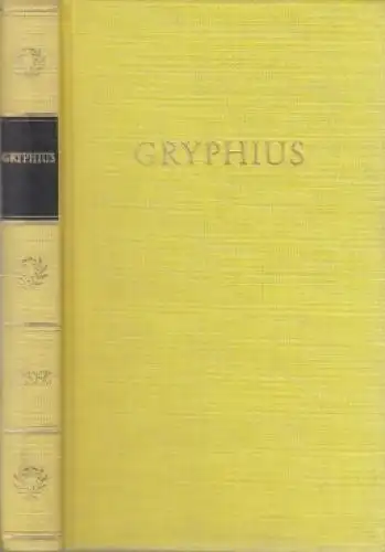 Buch: Gryphius Werke in einem Band, Gryphius, Andreas. 1985, Aufbau-Verlag