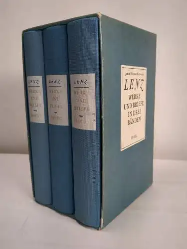 Buch: Jakob Michael Reinhold Lenz - Werke und Briefe in drei Bänden, Insel Vlg.