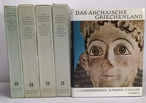 4 Bücher Universum der Kunst Griechenland, Charbonneaux, Martin, C. H. Beck