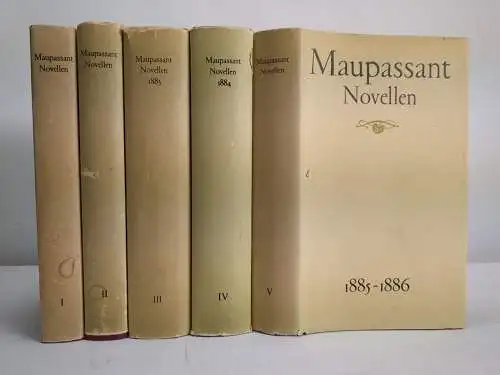Buch: Novellen 1875-1886. Guy de Maupassant, 1982, Aufbau Verlag, gebraucht gut