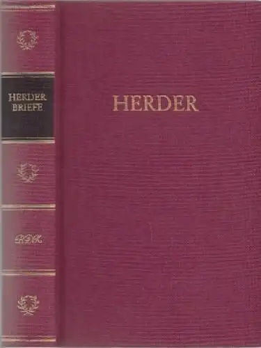 Buch: Briefe in einem Band, Herder, Johann Gottfried. 1970, Aufbau-Verlag