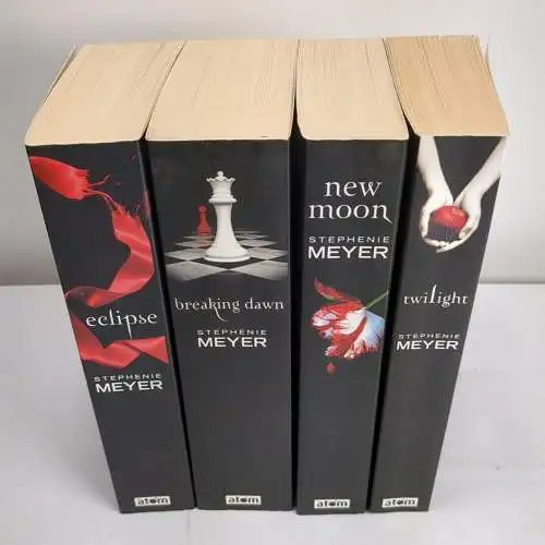 Buch: The Twilight Saga Collection,  Stephenie Meyer, 4 Bände, atombooks