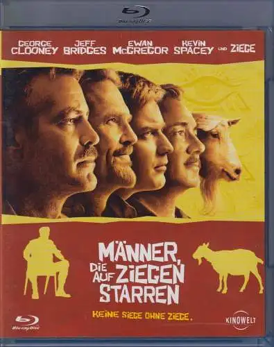 Blu-ray: Männer, die auf Ziegen starren. George Clooney, Ewan McGregor