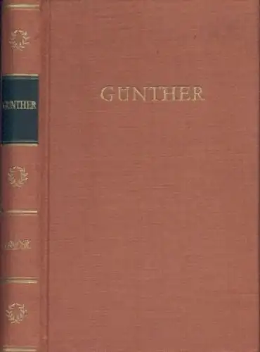 Buch: Günthers Werke in einem Band, Günther, Johann Christian. 1966