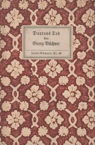 Insel-Bücherei 88, Dantons Tod, Büchner, Georg, Insel-Verlag