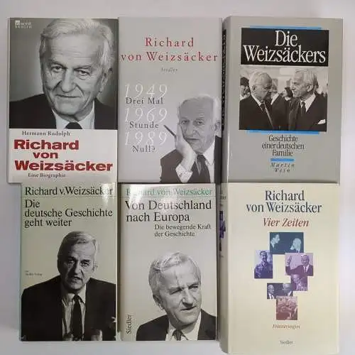 6 Bücher Weizsäcker, Die Weizsäckers, Richard von Weizsäcker, Biographie