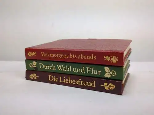 3 Bücher Edition Peters, Volkslieder, Liebeslieder, Manfred Hill, Dagmar Kälber