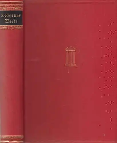 Buch: Hölderlins Werke. Hölderlin, Friedrich, Hesse & Becker Verlag