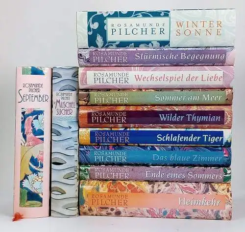 11 Bücher Rosamunde Pilcher: September, Muschelsucher, Wintersonne, Heimkehr ...