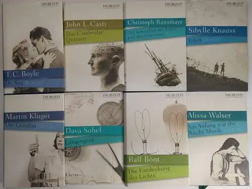 8 Bücher Die ZEIT Erzählte Wissenschaft: Walser, Boyle, Sobel, Kluger, Casti ...